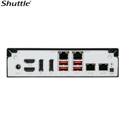 Shuttle AI XPC, Intel Â® Meteor Lake Core Ultra 7 155H processor, 2x DDR5, 3x M.2 2280, 2x HDMI, 2x DP, 8x USB, 4x 2.5G LAN, 1x M.2 2230