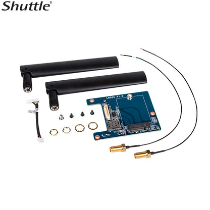 Shuttle M.2 adapter, antennas and cables for M.2 LTE modules for DS20U series, D
