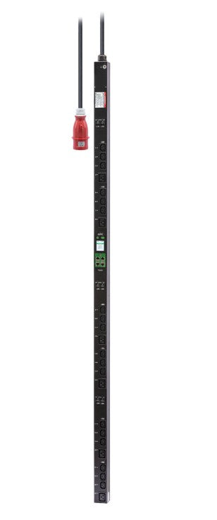 APC Easy Rack PDU, Switched Metered Outlet, 0U, 3 Phase, 22kW, 230V, 32A, (18) C13 and (6) C19 outlets, IEC60309 3P+N+PE inlet