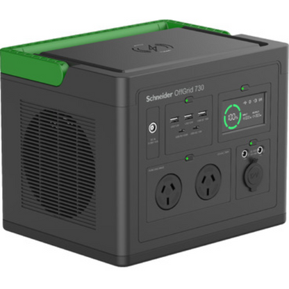 APC OffGrid Portable Power Station 500, 120V, 517Wh Lithium-ion, LCD, 3 NEMA, Si