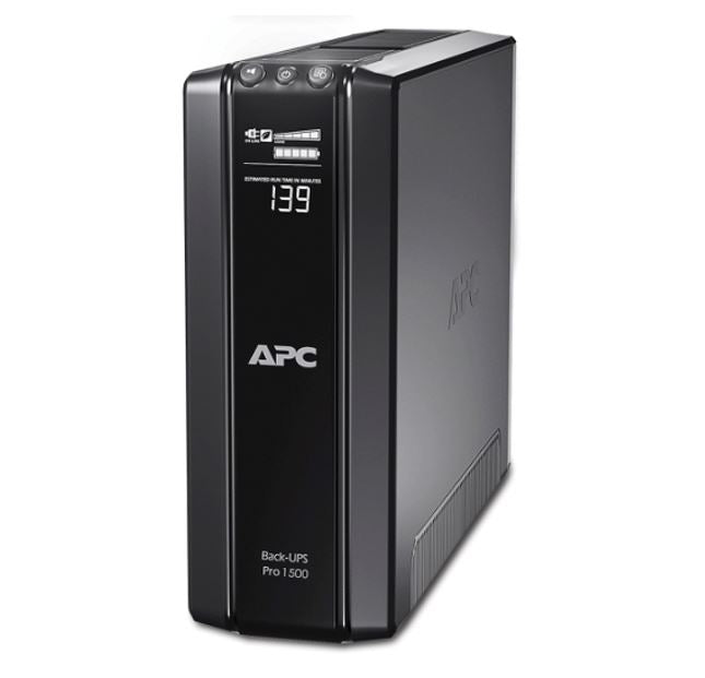 APC Back-UPS Pro 1500VA/865W Line Interactive UPS, Tower, 230V/10A Input, 10x IE
