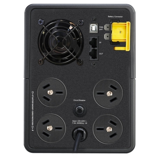 APC Back-UPS 1600VA/900W Line Interactive UPS, Tower, 230V/10A Input, 4x Aus Out