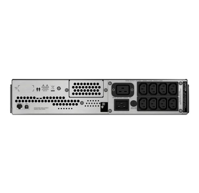APC Smart-UPS C 3000VA/2100W Line Interactive UPS, 2U Rackmount, 230V/16A Input, 1x IEC C19 & 8x IEC C13 Outlets, Lead Acid Battery