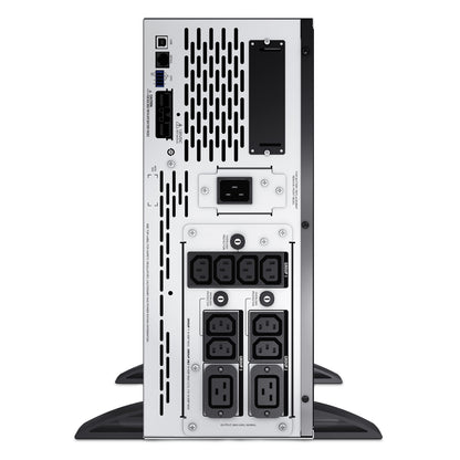 APC Smart-UPS X 3000VA/2700W Line Interactive UPS, 4U Rackmount, 230V/16A Input, 2x IEC C19 & 8x IEC C13 Outlets, Lead Acid Battery
