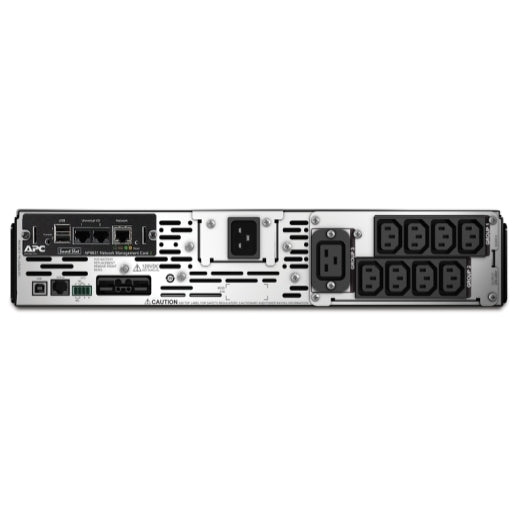 APC Smart-UPS X 3000VA/2700W Line Interactive UPS, 2U RM/Tower, 230V/16A Input, 1x IEC C19 & 8x IEC C13 Outlets, Lead Acid Battery, W/ Network Card
