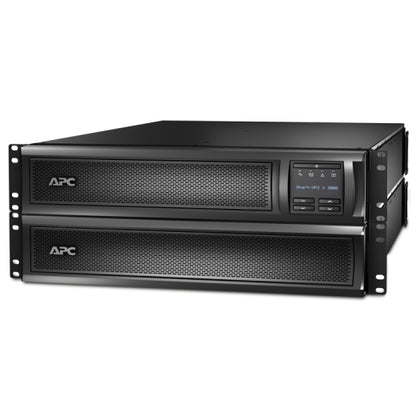 APC Smart-UPS X 3000VA/2700W Line Interactive UPS, 2U RM/Tower, 230V/16A Input, 1x IEC C19 & 8x IEC C13 Outlets, Lead Acid Battery, W/ Network Card