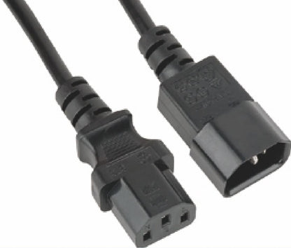 Astrotek Power Extension Cable 2m — Male to Female, Monitor to PC or PC/UPS to Device