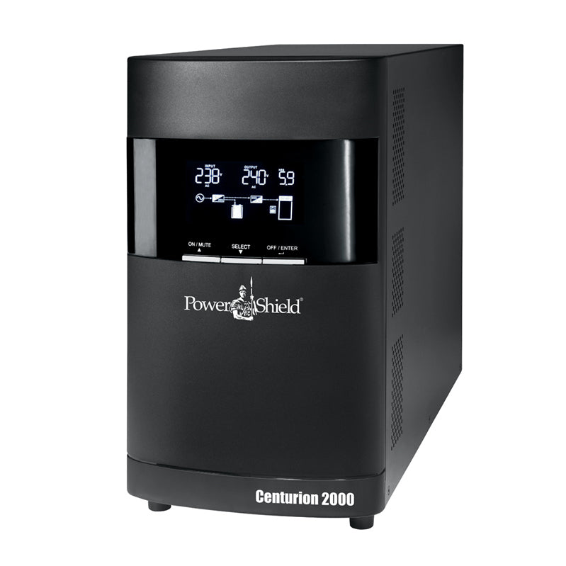 PowerShield Centurion Tower 2000VA / 1800W True Online Double Conversion UPS — 10A