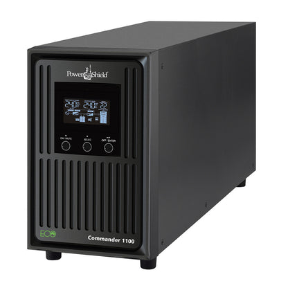 PowerShield Commander 1100VA / 990W Line Interactive Pure Sine Wave UPS — 10A, Tower