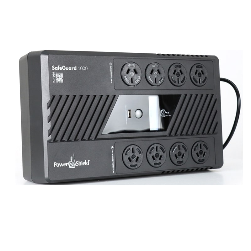 PowerShield SafeGuard 1000VA/600W Line Interactive, Powerboard Style UPS with AV