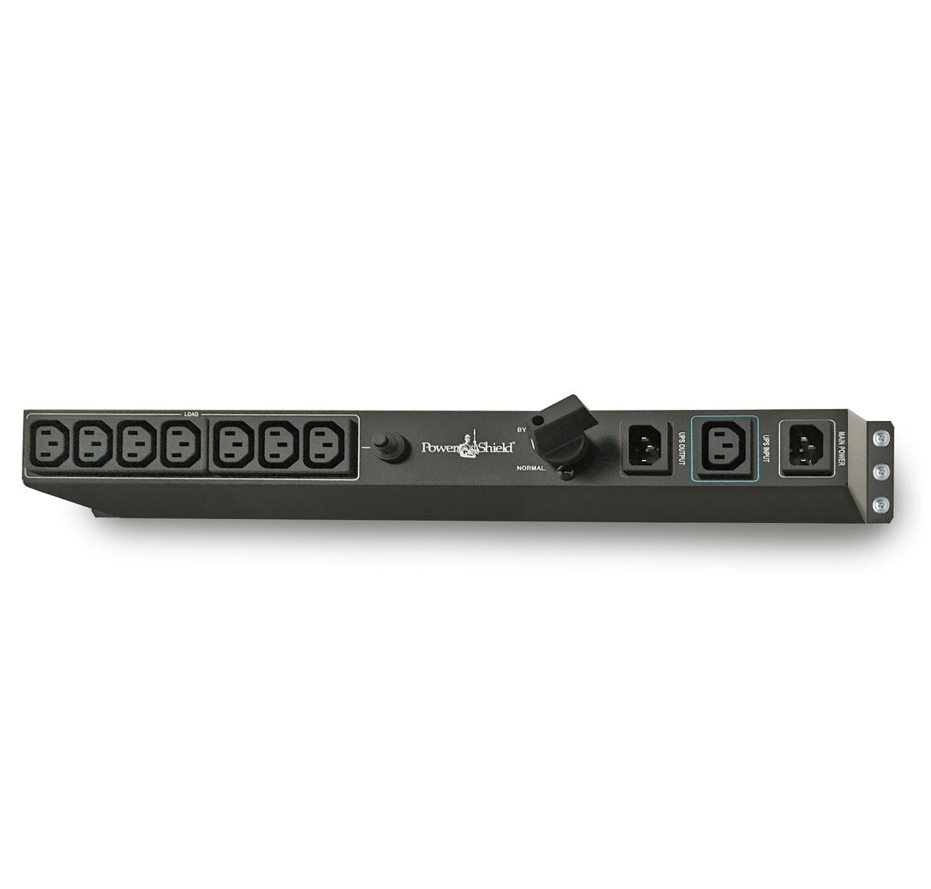 PowerShield Rack Mount Bypass Switch Plus Hot Swap PDU — 1U, 10A, For 1 & 2kVA UPS