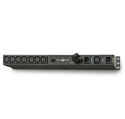 PowerShield Rack Mount Bypass Switch Plus Hot Swap PDU — 1U, 10A, For 1 & 2kVA UPS