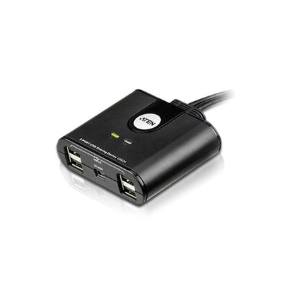 Aten Peripheral Switch 2x4 USB 2.0, 2x PC, 4x USB 2.0 Ports, Remote Port Selecto