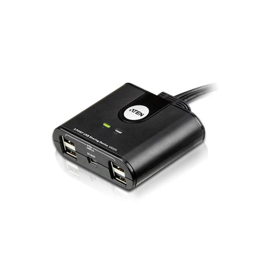 Aten Peripheral Switch 2x4 USB 2.0, 2x PC, 4x USB 2.0 Ports, Remote Port Selecto