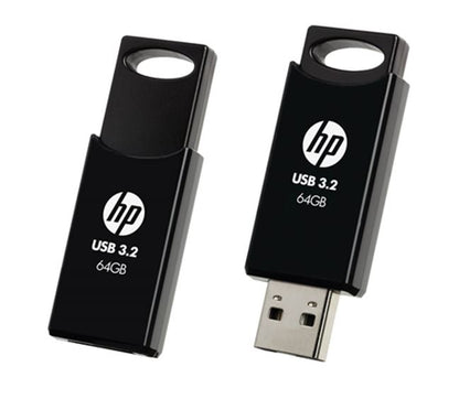 HP 712B 64GB USB 3.2 Flash Drive Memory Stick Thump Key External Storage Capless
