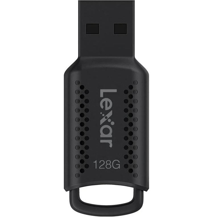 Lexar V400 128GB JumpDrive® USB3.0 Flash Drive, up to 100MB/s read, Black,Secur