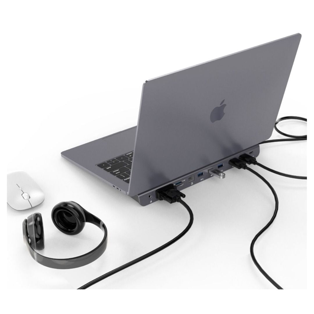mbeat Elite Triple Display USB-C Docking Station with 100W Power Delivery 1xHDMI