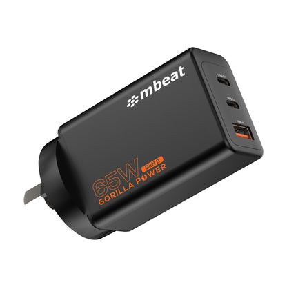 mbeat Gorilla Power 65W GaN II USB-C Charger – Fast PD Charging