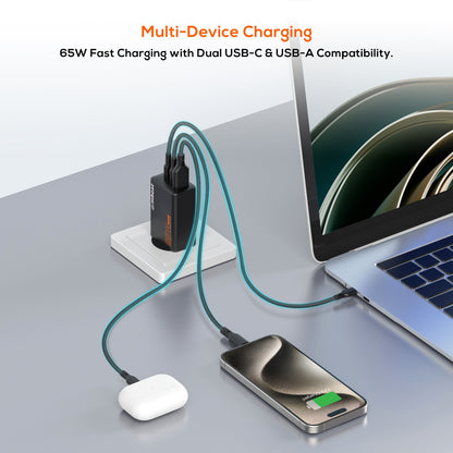 mbeat Gorilla Power 65W GaN II USB-C Charger – Fast PD Charging