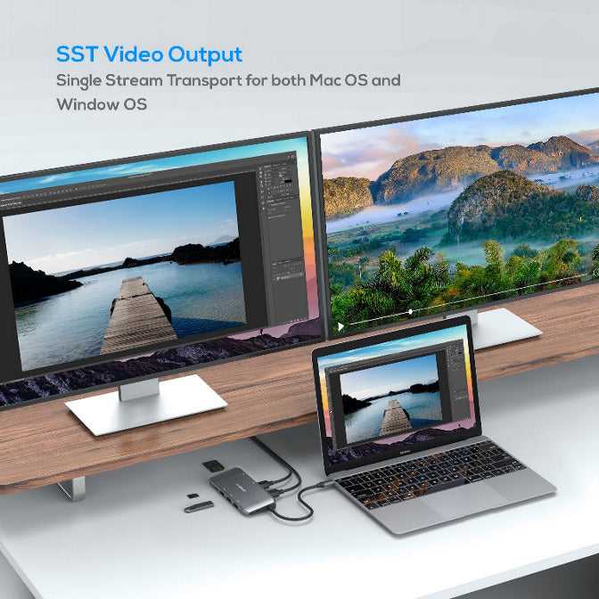 mbeat®  Elite X11 Dual Display Docking Station - 2x 4K HDMI, 1xUSB-C Power Deli