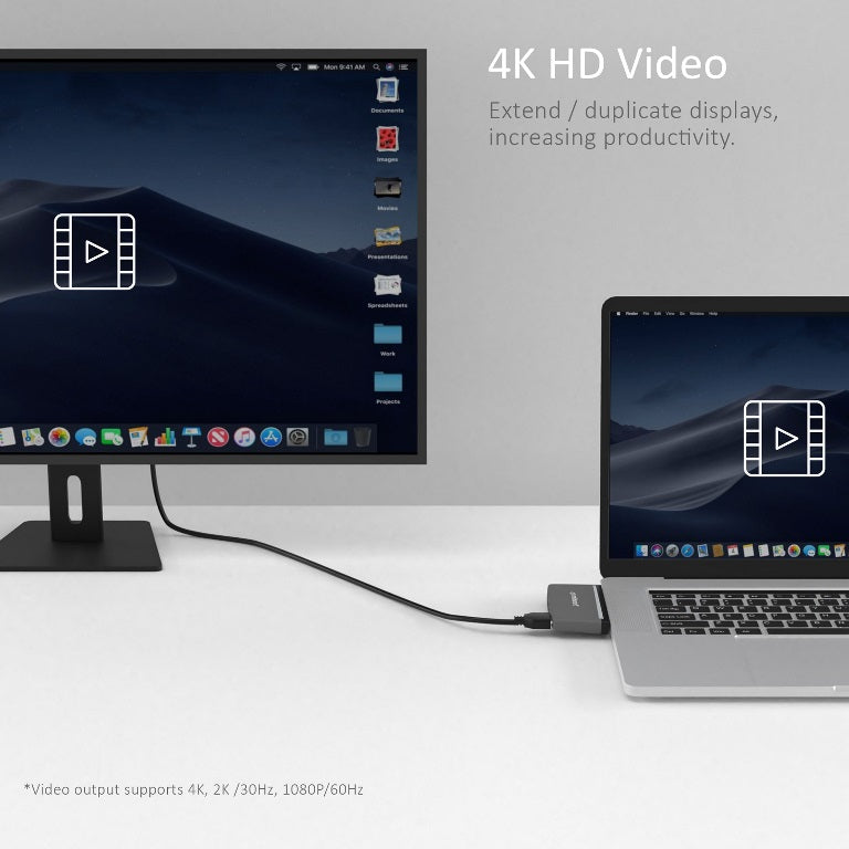 mbeat®  Essential Pro  5-IN-1 USB- C Hub ( 4k HDMI Video, USB-C PD Pass Thro