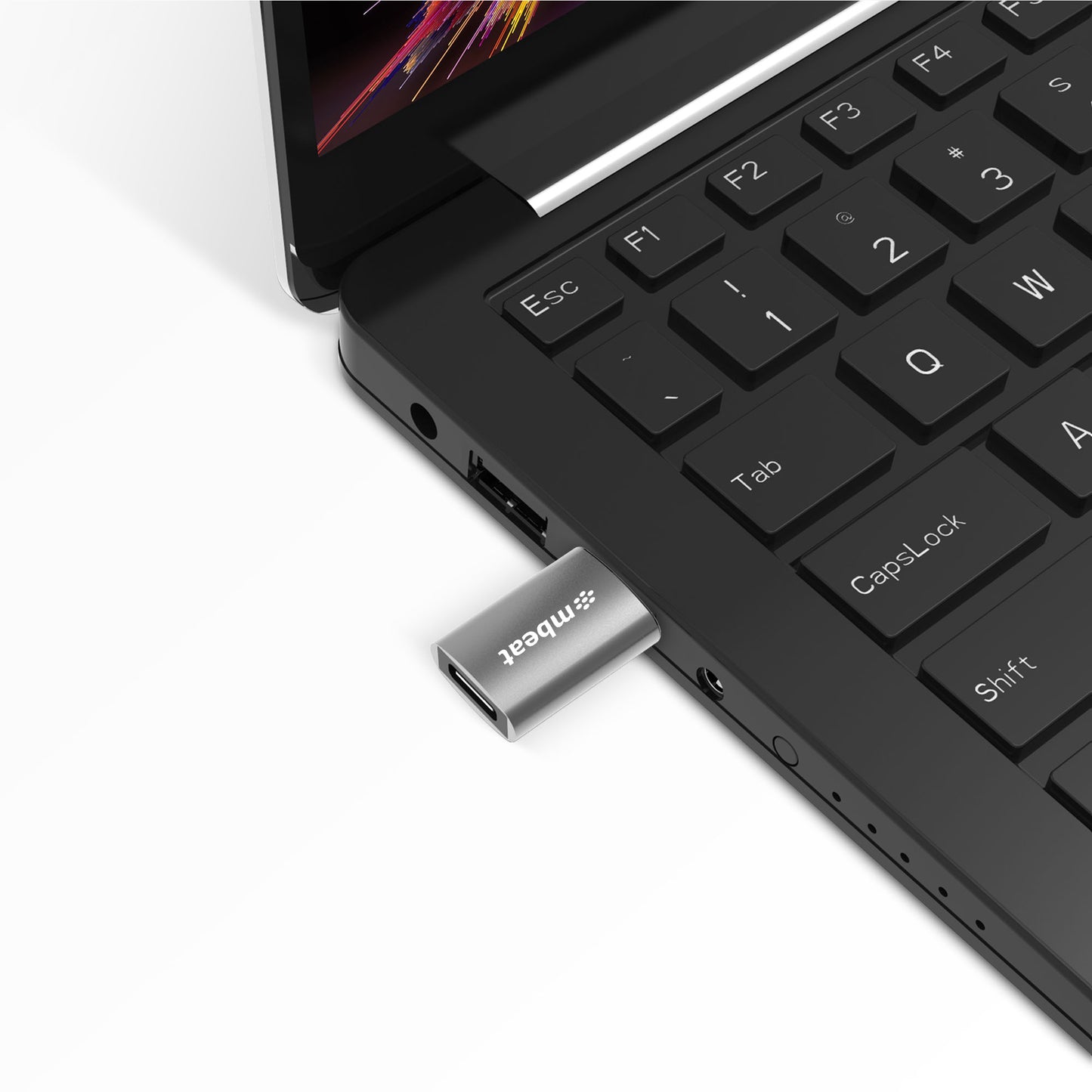 mbeat Elite USB 3.0 (Male) to USB-C (Female) Adapter -  Converts USB-C device to