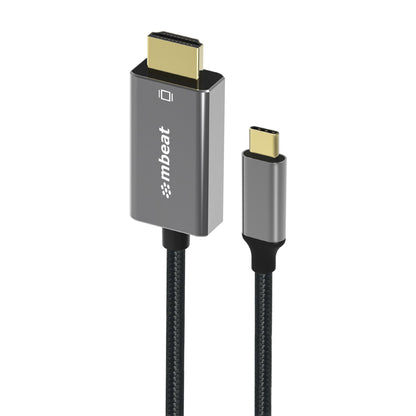 mbeat Tough Link 1.8m 4K USB-C to HDMI Cable - Extend USB-C Laptop, Tablet or Sm