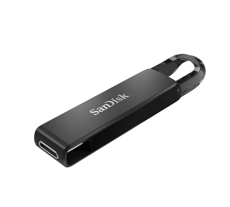 SanDisk Ultra USB Type-C Flash Drive, CZ460 64GB, USB Type C 3.1, Black, Super-t