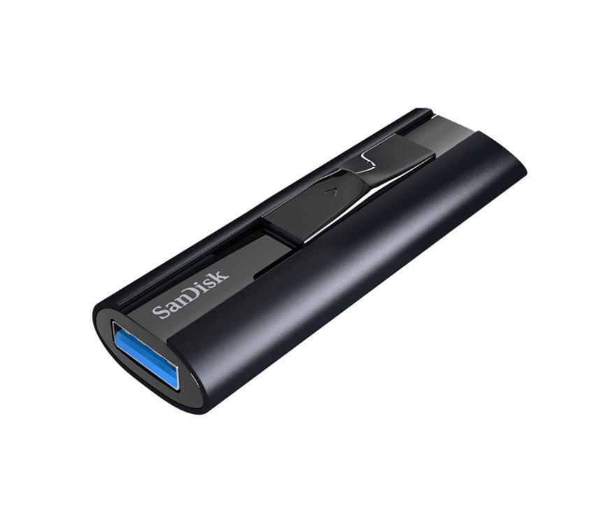 SanDisk 128GB Extreme Pro USB3.1 Solid State Flash Drive CZ880 Black 420MB/s Lif