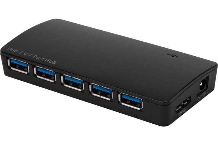 Targus 7-Port USB 3.0 Power Hub — Fast Charging, 5Gbps Transfer Speed