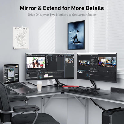 BENFEI 4K DisplayPort to HDMI Cable — 90cm