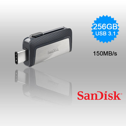 SanDisk Ultra Dual Drive 256GB USB-C & USB-A Flash Drive (SDDDC2-256G)