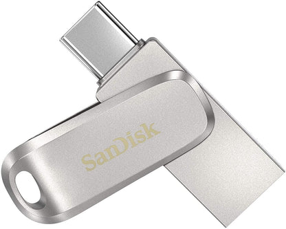 SanDisk Ultra Dual Drive Luxe 512GB USB-C & USB-A Flash Drive — 150MB/s (SDDDC4-512G-G46)