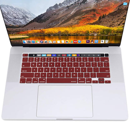 MacBook Pro Keyboard Cover Skin — Wine Red | A2338 A2289 A2251 A2141 (M1 M2, 2020–2023)