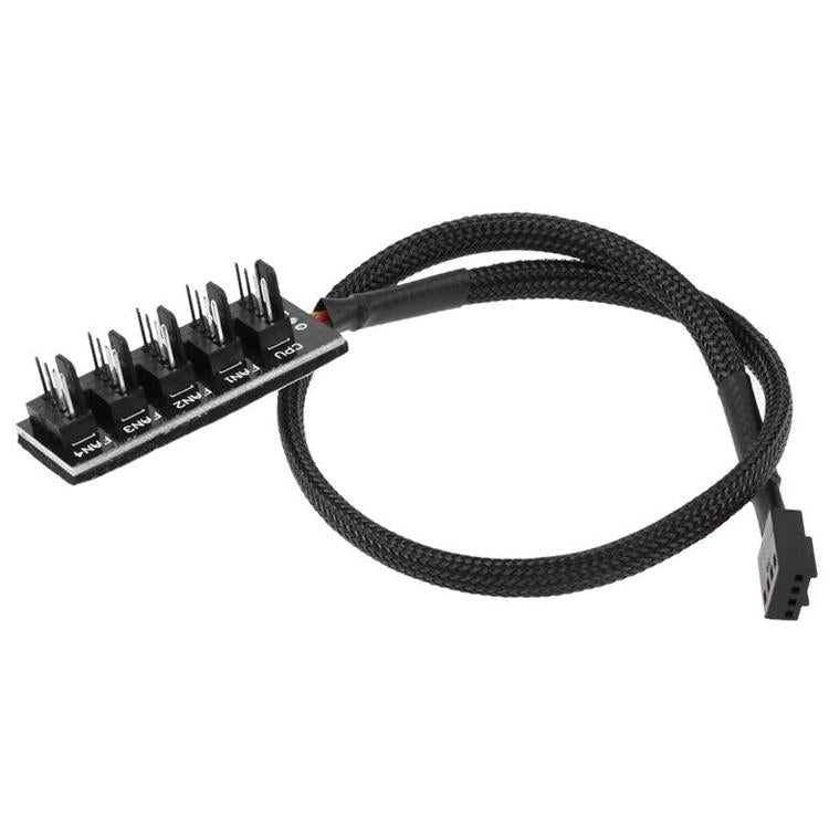 2-Port PWM Fan Hub for PC Chassis — Quiet & Efficient Cooling Control