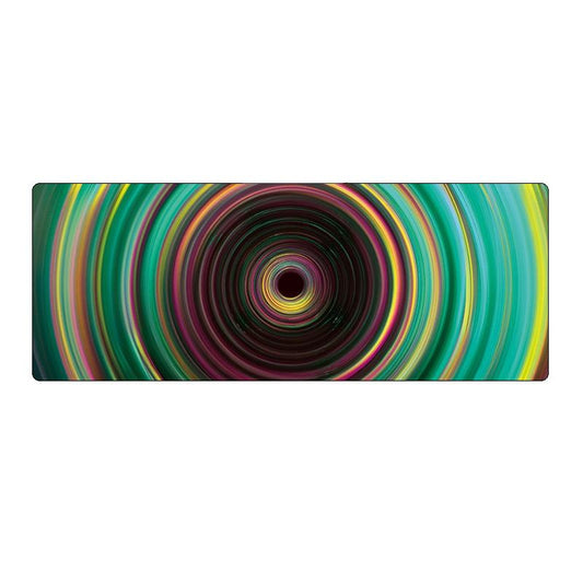 Spacious Desk Mouse Pad — Magic Circles Design