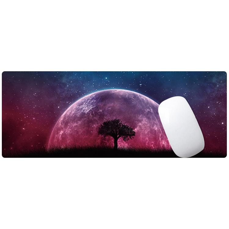 Spacious Desk Mouse Pad — Magic Circles Design