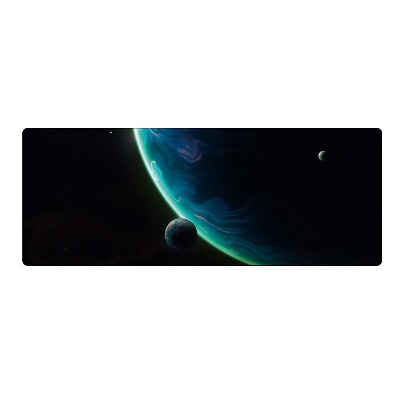 Spacious Desk Mouse Pad — Magic Circles Design