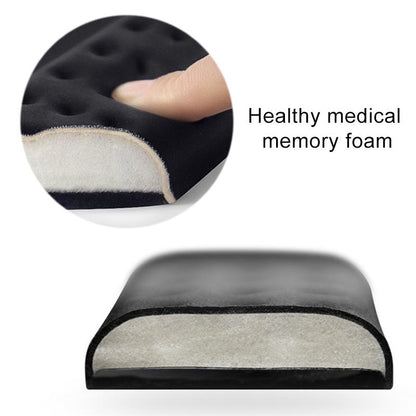 Memory Foam Keyboard Wrist Rest & Mouse Pad — Black