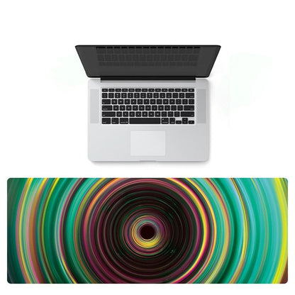 Spacious Desk Mouse Pad — Galaxy Tree Design