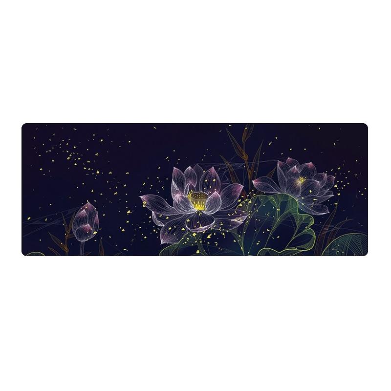 Spacious Desk Mouse Pad — Galaxy Tree Design