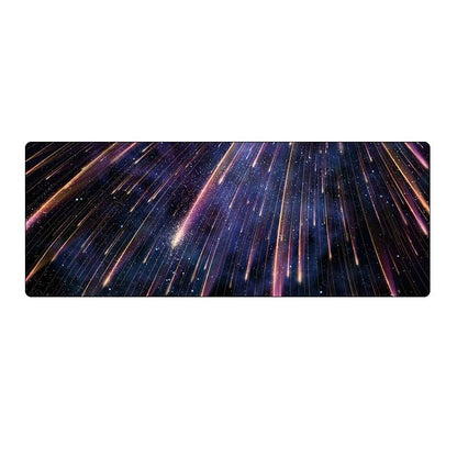 Spacious Desk Mouse Pad — Galaxy Tree Design