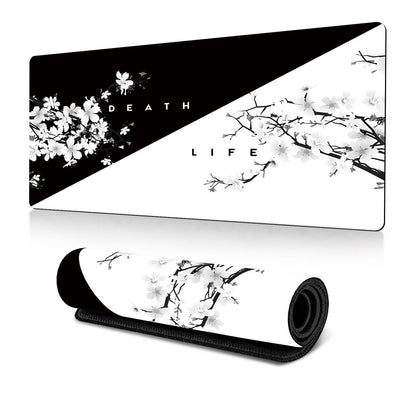 Cherry Blossom Ink Painting Mouse Pad — Pattern 8 | 300x800x2mm