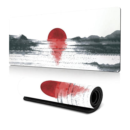 Cherry Blossom Ink Painting Mouse Pad — Pattern 9 | 300x800x2mm