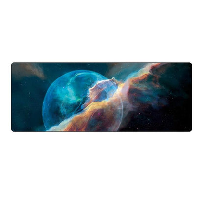 Spacious Desk Mouse Pad — Meteor Rain Design