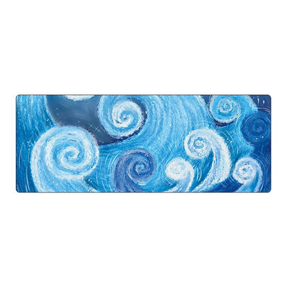 Spacious Desk Mouse Pad — Meteor Rain Design