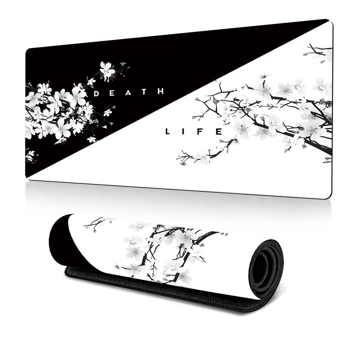 Cherry Blossom Ink Painting Mouse Pad — Pattern 15 | 300x800x2mm