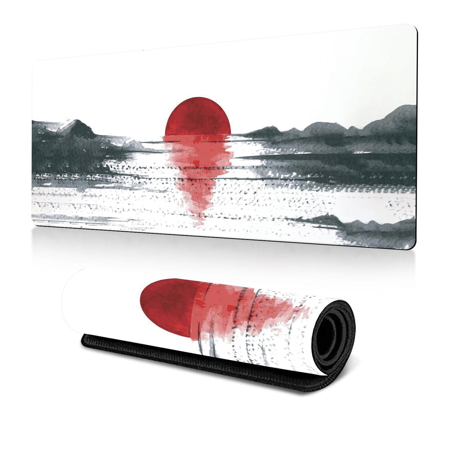 Cherry Blossom Ink Painting Mouse Pad — Pattern 15 | 300x800x2mm