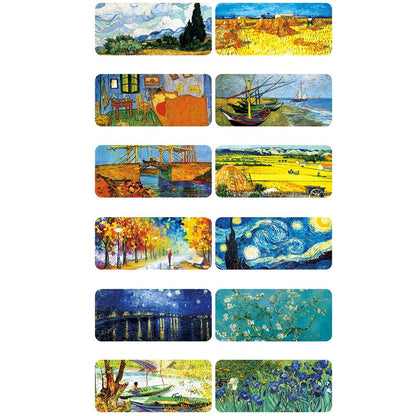 Large Desk Mouse Pad — Starry Night Oil Painting Design
