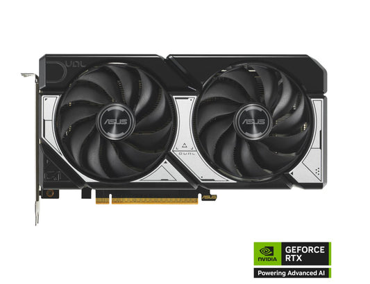 ASUS nVidia GeForce DUAL-RTX5060-O8G RTX5060 8GB GDDR7 OC Edition 2535MHz Boost Clock, RAM 28Gbps, 623 AI TOPs, Digital Max Resolution 7680 x 4320